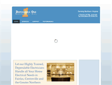 Tablet Screenshot of dependable1electrical.com